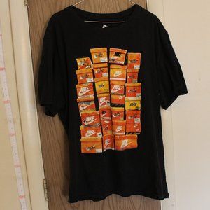 Nike Shoebox Tee Shirt, Athletic Cut 100% Cotton